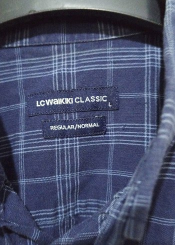 Düğmeli Lacivert Keten Kısa Kollu Erkek Gömlek - Görsel 3