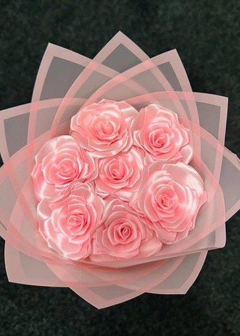 Pastel Pembe Gül Buketi