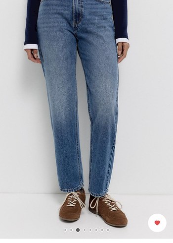 Mom fit yüksek bel jean