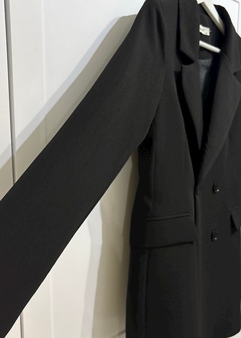 Diğer Siyah Düğmeli Kadın Blazer Ceket