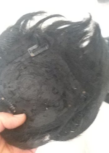 Siyah 2 erkek peruk kısa yeni - Görsel 2