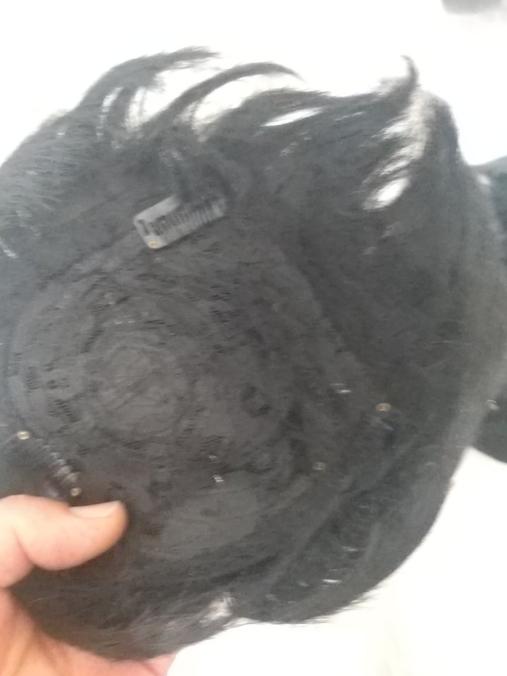 Siyah 2 erkek peruk kısa yeni - Görsel 2