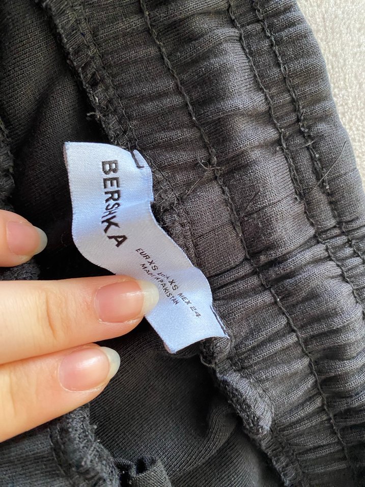 Siyah Rahat Kesim Kadın Eşofman Altı - Görsel 2