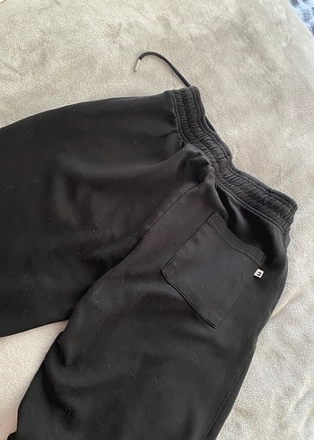 Siyah Rahat Kesim Kadın Eşofman Altı - Görsel 3