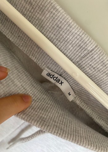 Gri Midi Kadın Rahat Kesim Eşofman Altı - Görsel 3