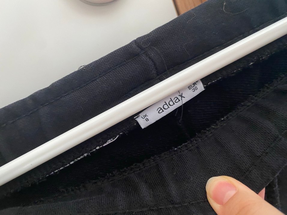 Kadın Siyah Rahat Kesim Midi Eşofman - Görsel 2