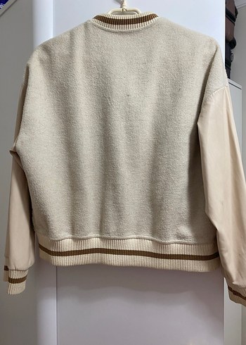 Diğer Bej Düğmeli Kadın Street Wear Ceket
