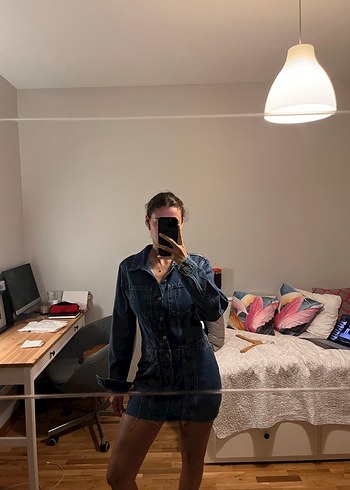 Mavi Denim Midi Elbise