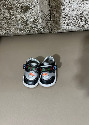 Yılan Desenli Gri Erkek Bebek İlk Adım Ayakkabısı - Görsel 3