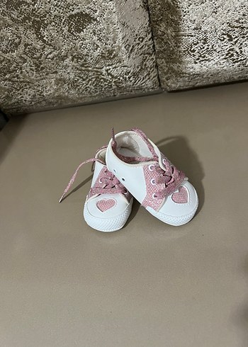 Yılan Desenli Pembe İlk Adım Ayakkabısı - Görsel 2