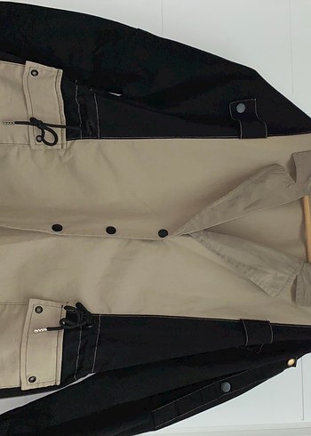xl Beden Düğmeli, Oversize Midi Kadın Ceket