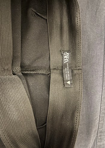 Zara Zara Yırtmaçlı Dar Kesim Kadın Tayt