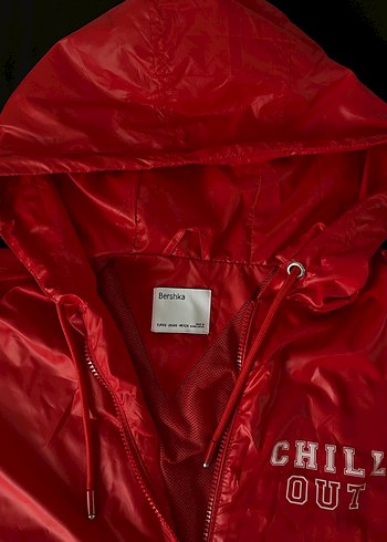 Bershka Bershka Kırmızı Kadın Yağmurluk
