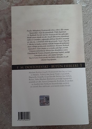 F.M. Dostoyevski - Bütün Eserleri 1 Kitap