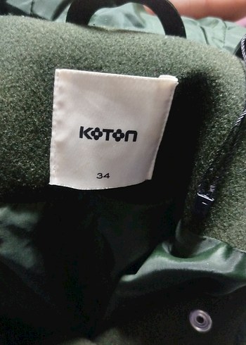 Koton Erkek Rozet Gri ve Yeşil - Görsel 2