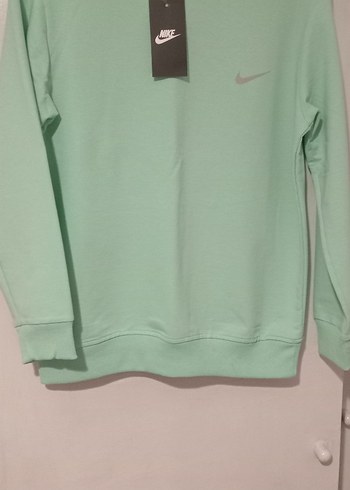 m Beden Nike Loose Fit Yeşil Sweatshirt