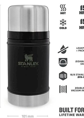 Stanley Termos Siyah 0.7L - Görsel 3