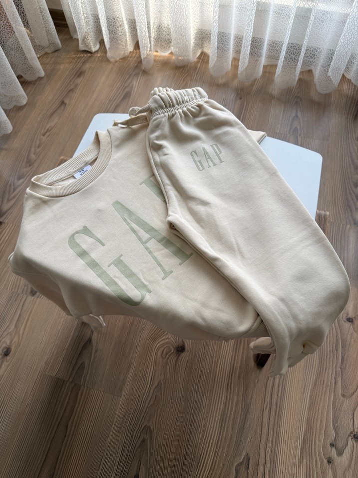 Bej Baskılı Sweatshirt - Görsel 2