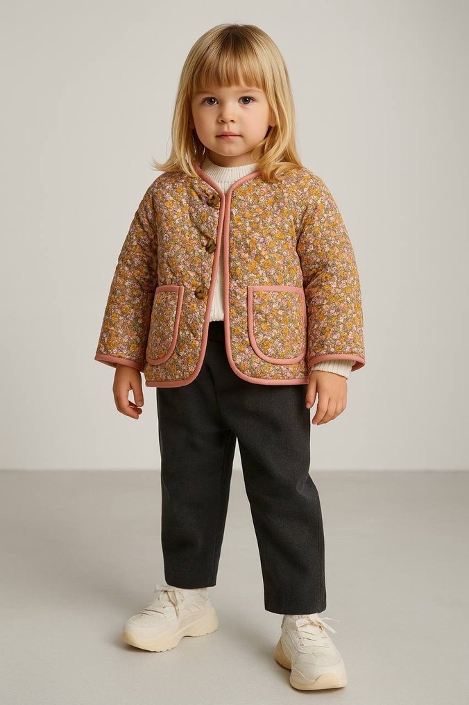 Zara Kapitone Ceket - Görsel 4