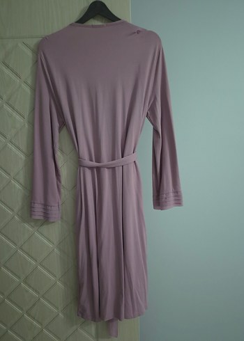 Kadın Gül kurusu Uzun Kollu hamile/ lohusa Sabahlık - Görsel 6