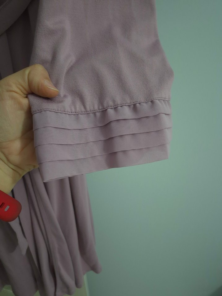 Kadın Gül kurusu Uzun Kollu hamile/ lohusa Sabahlık - Görsel 3