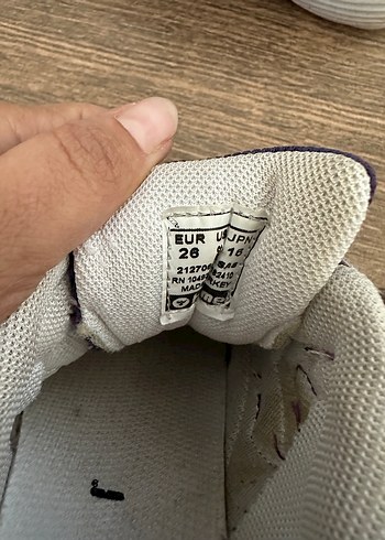 Kız Çocuk Mor Cırtlı Spor Ayakkabı - Görsel 4