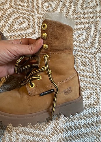 Orjinal cat Kürklü Süet Kahverengi çocuk Bot - Görsel 5