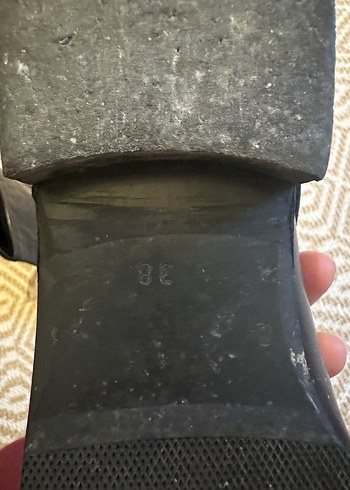 Elle marka Tokalı Siyah Kadın Bot, Topuklu - Görsel 3