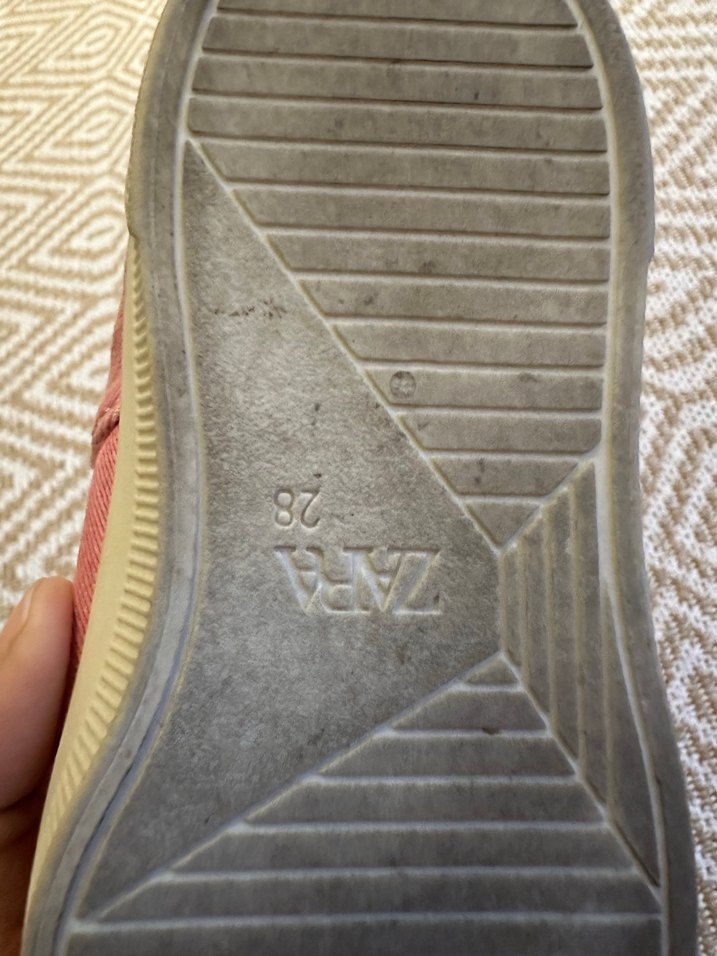 Zara Kurdele Detaylı Kız Çocuk Pembe Spor Ayakkabı - Görsel 2