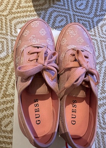 Guess Pembe Bağcıklı Kadın Spor Ayakkabı - Görsel 5