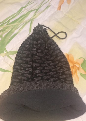 LTB Erkek Siyah Gri Örgü Bere