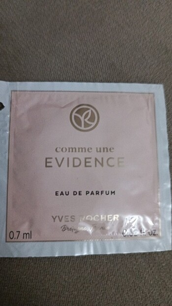 Evidence tester Yves rocher