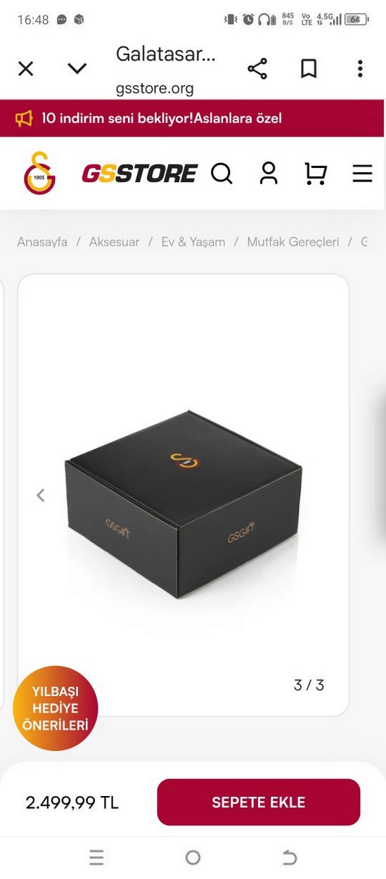 Galatasaray Logolu Beyaz Fincan Seti - Görsel 2