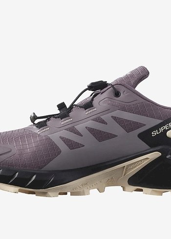 Mor Baskılı kadın Spor Ayakkabı Bağcıklı - Görsel 3