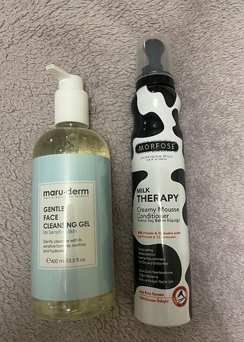 Maru Derm Yüz Temizleme Jeli & Morfose Süt Terapisi Köpük - Görsel 5