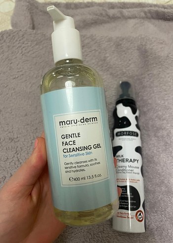 Maru Derm Yüz Temizleme Jeli & Morfose Süt Terapisi Köpük - Görsel 4