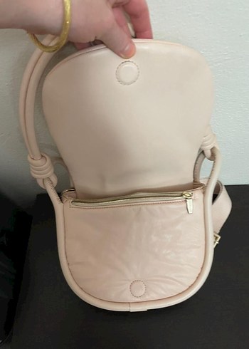 CHARLES & KEİTH Pembe Deri Kadın Çanta - Görsel 7