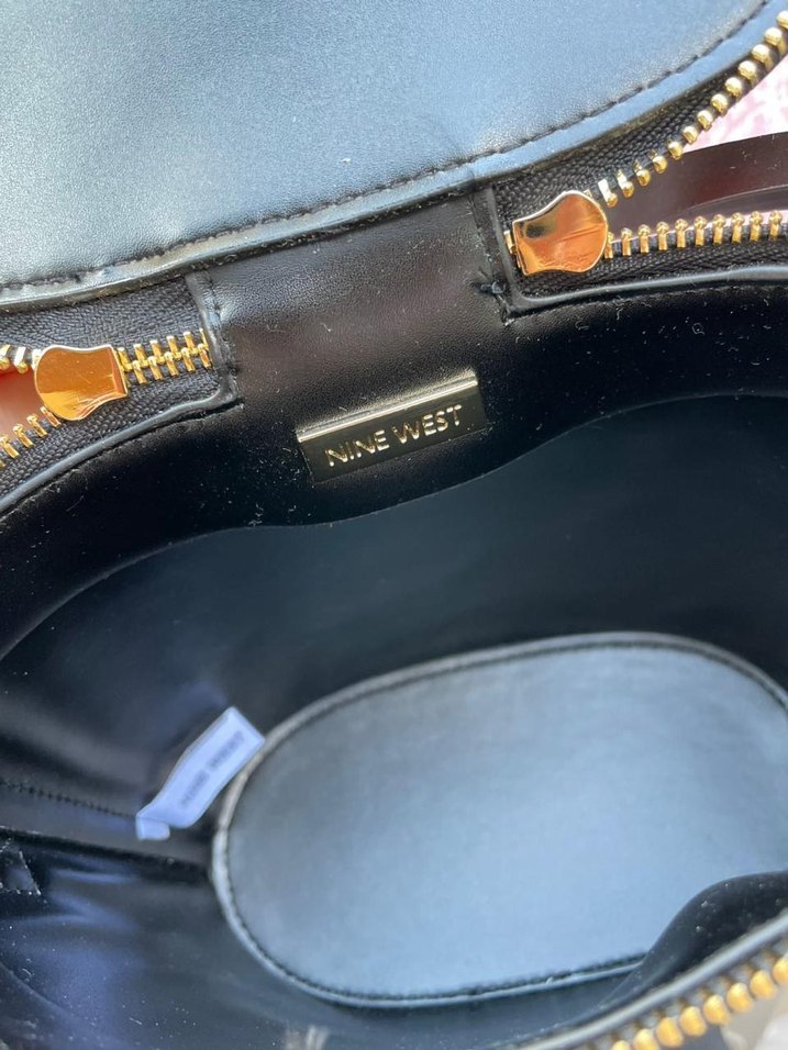 NİNE WEST Kadın Siyah Deri Çanta - Görsel 4