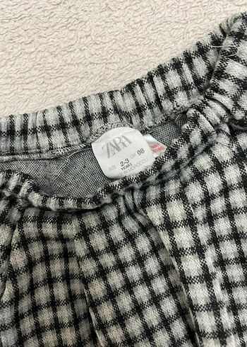 Zara çocuk Ekose Pilili şort Etek - Görsel 5