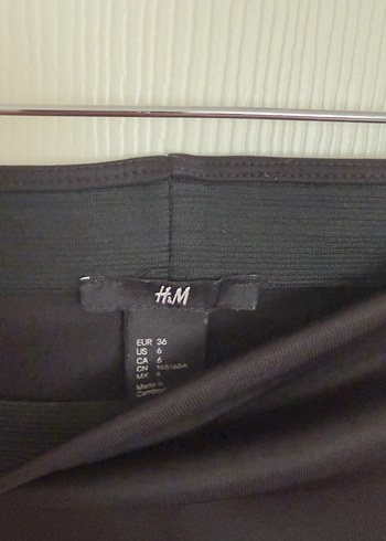 H&M Siyah Midi Kalem Etek - Görsel 3