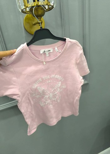 Koton Pembe Kız Çocuk Baskılı Kısa Kollu Tişört - Görsel 3