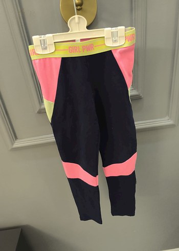 Kız Çocuk Sarı Elastik Bel Tayt - Görsel 6