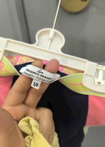 Kız Çocuk Sarı Elastik Bel Tayt - Görsel 7