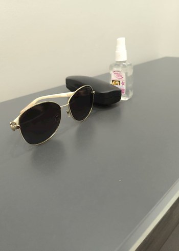 Beyaz Parlak Kadın Güneş Gözlüğü - Görsel 6