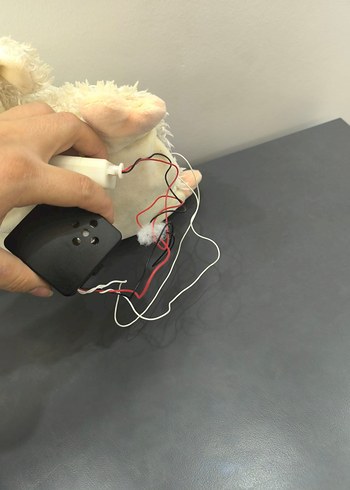 uyku arkadasi Beyaz Peluş Kuzu Oyuncak - Görsel 6