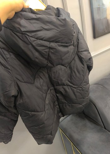 Erkek Çocuk Siyah Düğmeli Street Wear Mont - Görsel 4