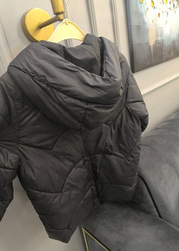 Erkek Çocuk Siyah Düğmeli Street Wear Mont - Görsel 7