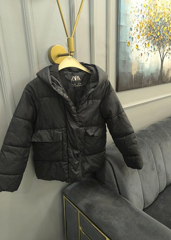 Erkek Çocuk Siyah Düğmeli Street Wear Mont - Görsel 6