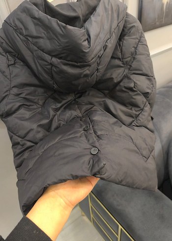 Erkek Çocuk Siyah Düğmeli Street Wear Mont - Görsel 9