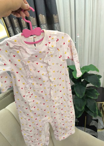 Pembe Triko Uzun Kollu Bebek Kız Takımı ve uyku tulumu - Görsel 12